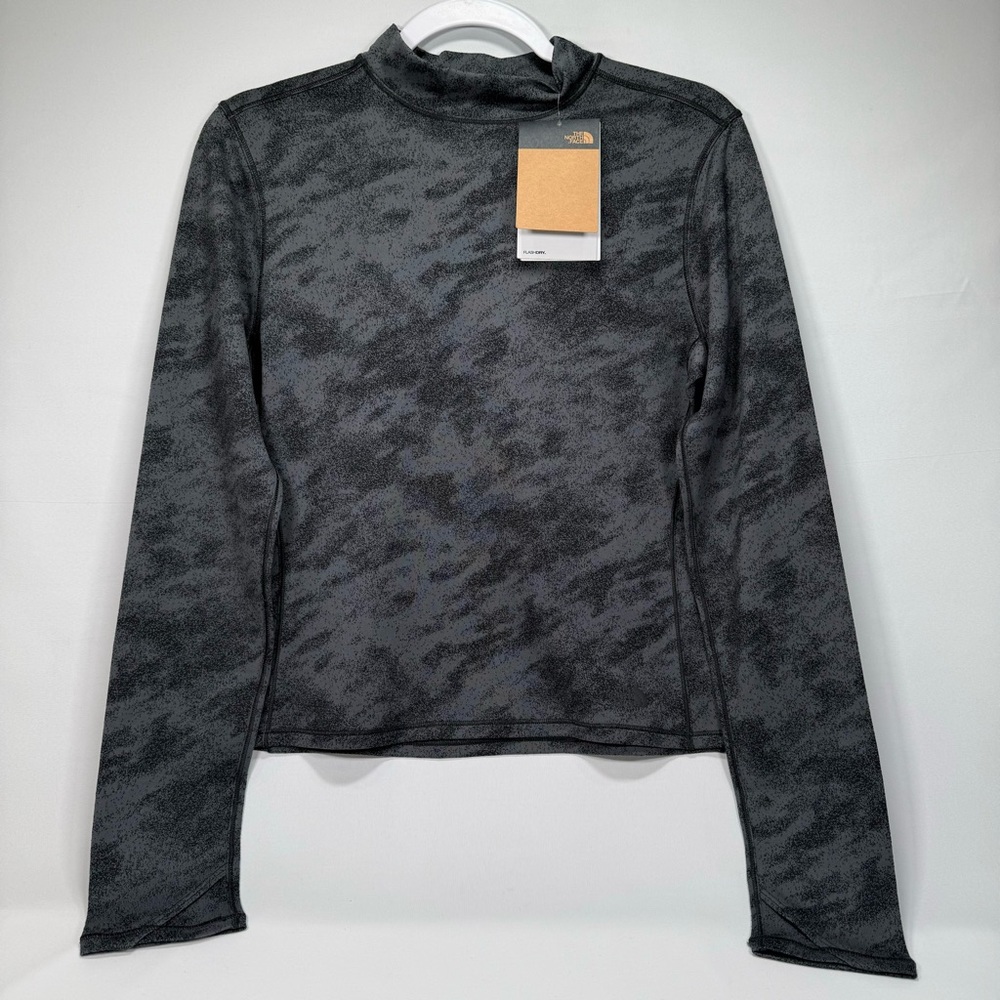 NWT New North Face Women's Sunset Pass Jacquard Large L Long-Sleeve Shirt Base - Picture 2 of 5